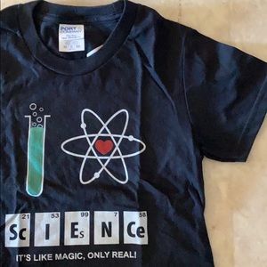 NWOT kids tshirt - science is like magic